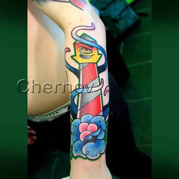 Old School tattoo by Дмитрий Чернов in Пенза