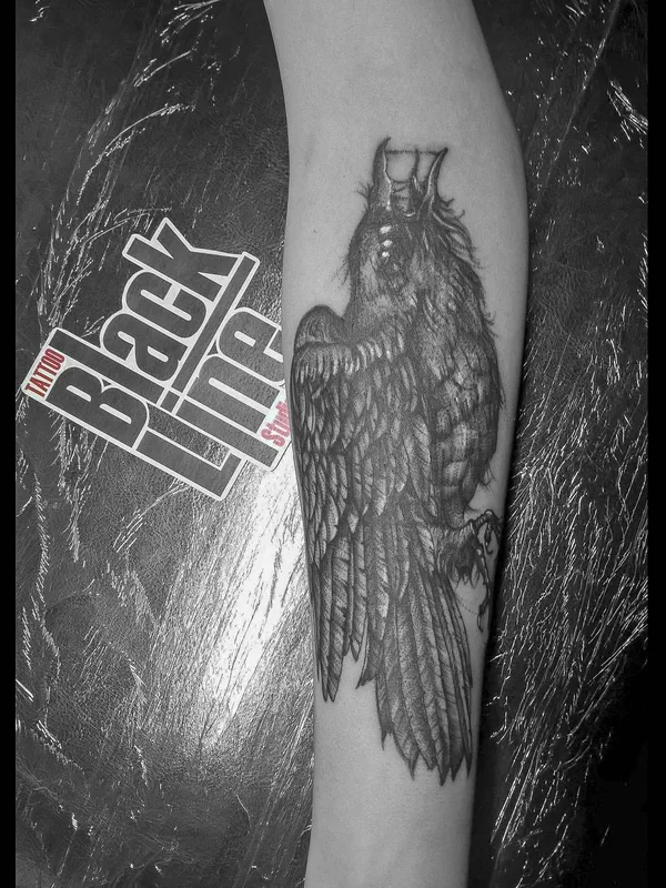 black and grey blackwork Tatuagem em forearm #20120 | Tatuador Александр Матвеев