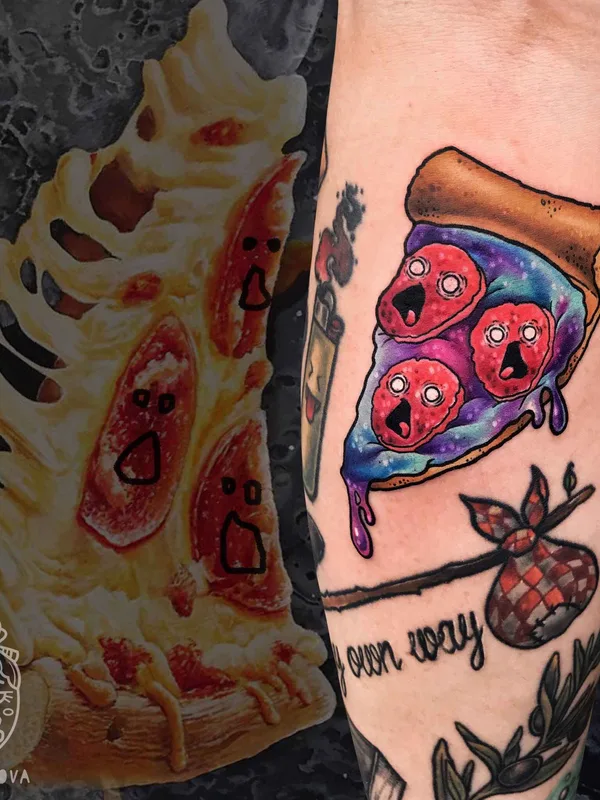 Нью Скул tattoo by Natali Korotkova in Санкт-Петербург
