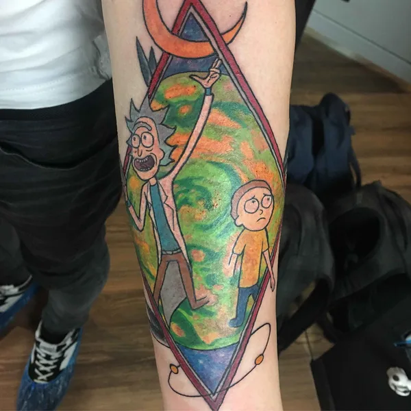 Traditional tattoo by Алексей in Moscow