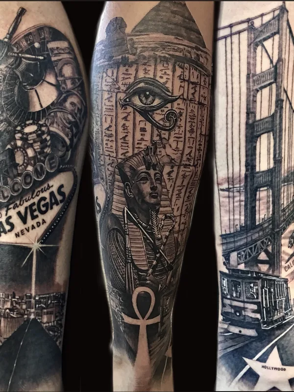 black and grey black and grey татуировка на forearm #75670 | Тату мастер ERIC M.