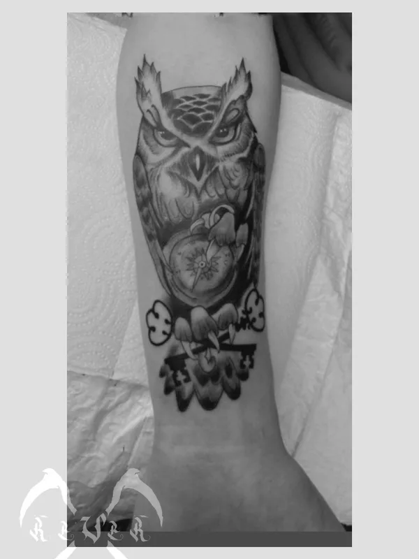 black and grey black and grey tattoo on forearm #75682 | Tattoo Artist Тату маэстро ревер