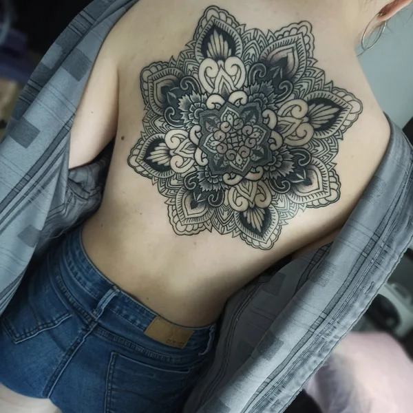 Traditional tattoo by Харчилава Тимур in Ставрополь