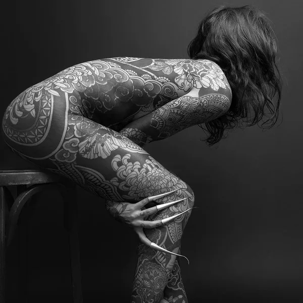 Ornamental tattoo by Caroline Karenine_ttt