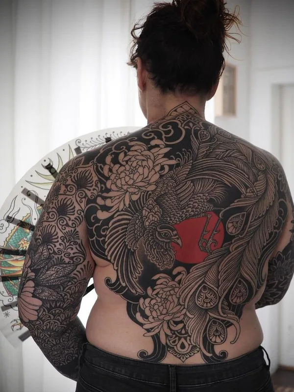 Ornamental tattoo by Caroline Karenine_ttt