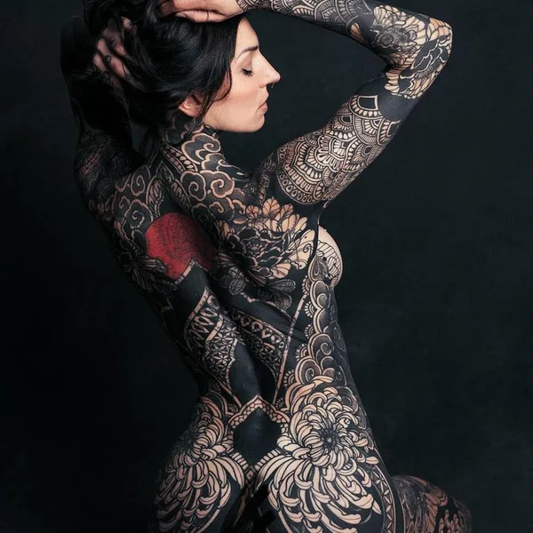 Ornamental tattoo by Caroline Karenine_ttt