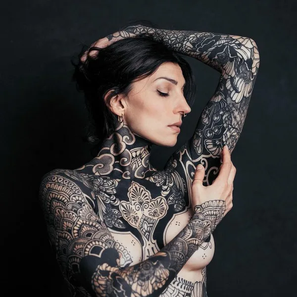 Ornamental tattoo by Caroline Karenine_ttt