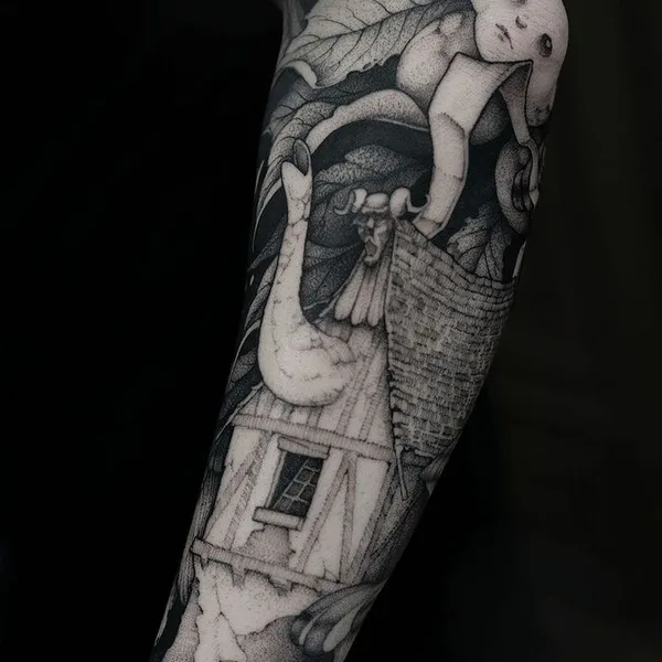 Авторская tattoo by Piotr Bemben in Kraków