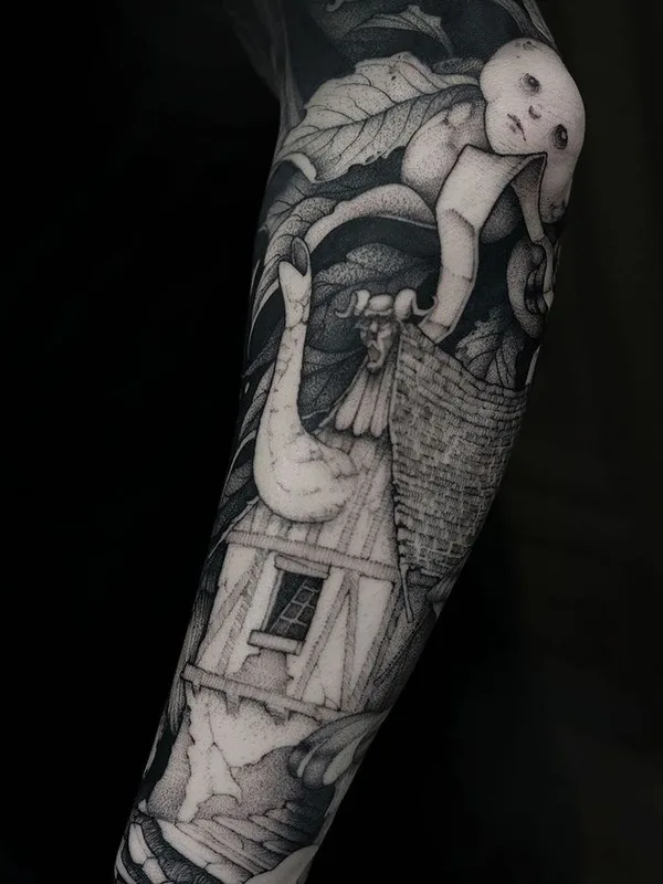 Author's Style tattoo by Piotr Bemben in Kraków