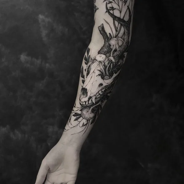 Авторская tattoo by Piotr Bemben in Kraków