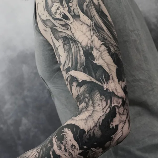 Авторская tattoo by Piotr Bemben in Kraków