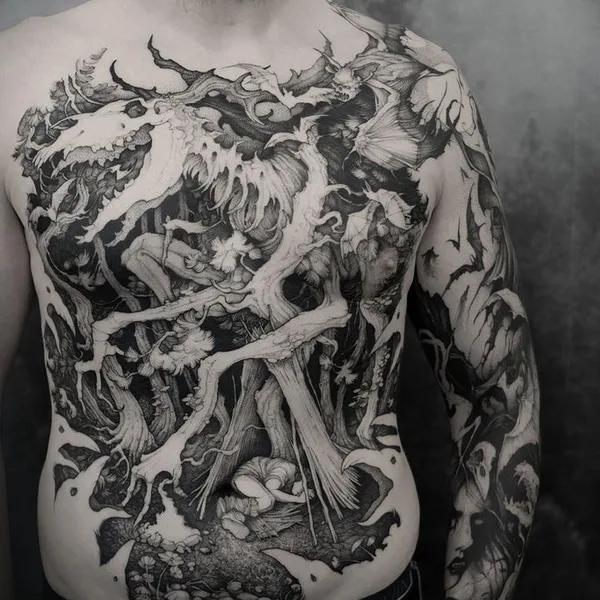 Авторская tattoo by Piotr Bemben in Kraków