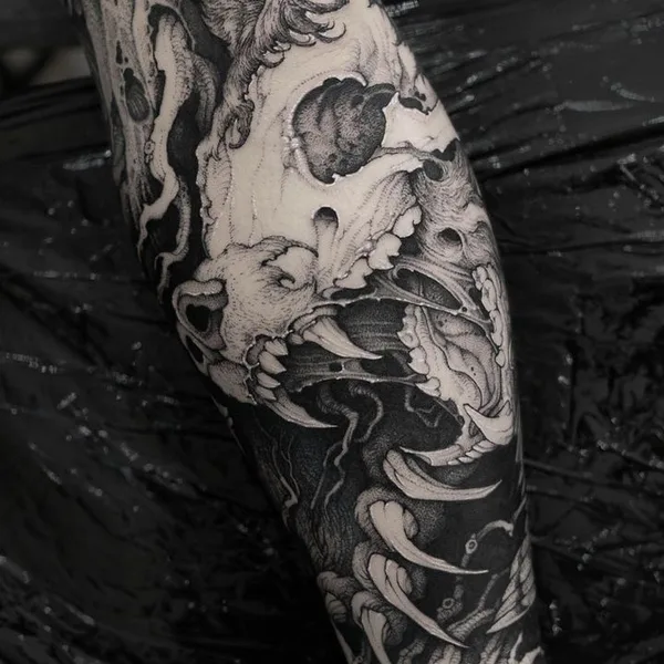 Авторская tattoo by Piotr Bemben in Kraków