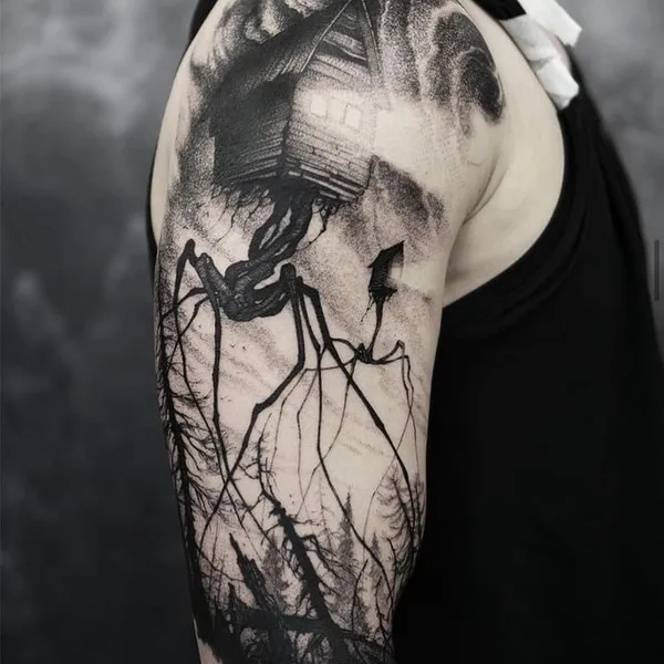 Авторская tattoo by Piotr Bemben in Kraków