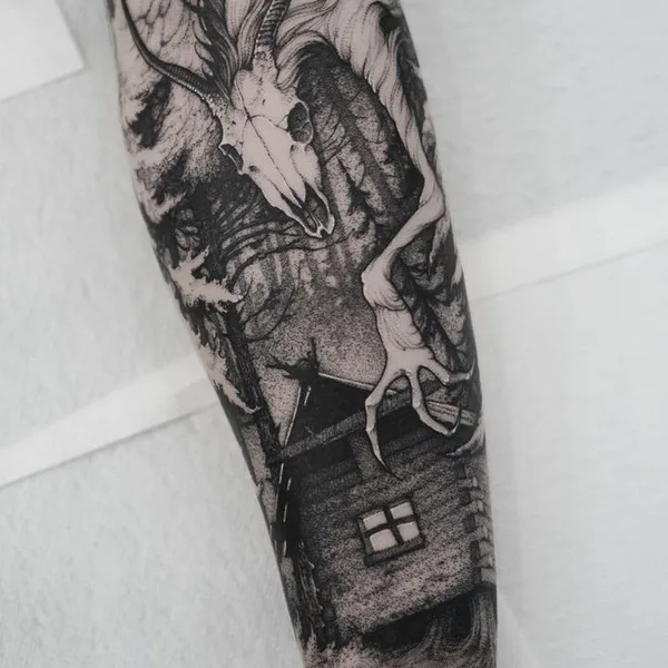 Авторская tattoo by Piotr Bemben in Kraków