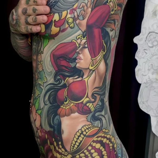 Авторская tattoo by Peter Lagergren