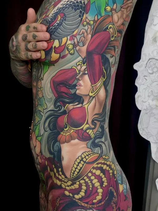 color neo traditional tattoo auf full body #75742 | Tätowierer Peter Lagergren