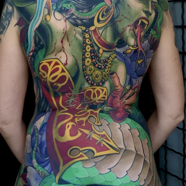 Авторская tattoo by Peter Lagergren