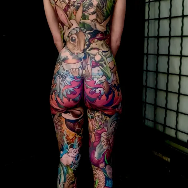 Авторская tattoo by Peter Lagergren