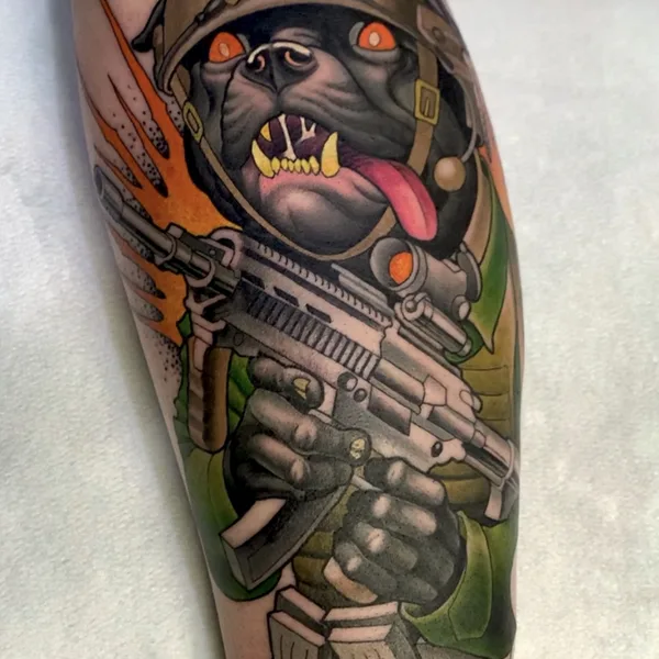 Авторская tattoo by Peter Lagergren