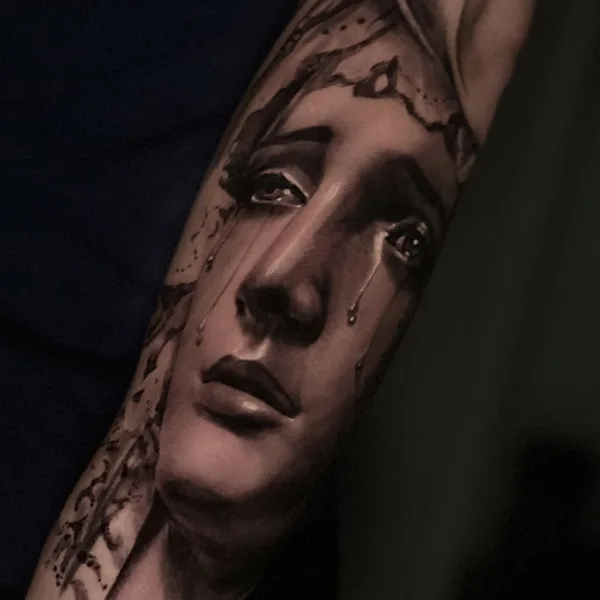Black & Grey tattoo by Ivan Shipulin