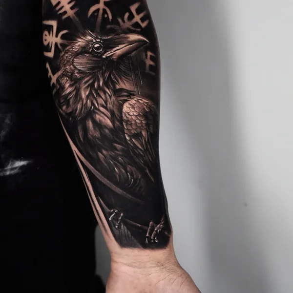 Black & Grey tattoo by Ivan Shipulin