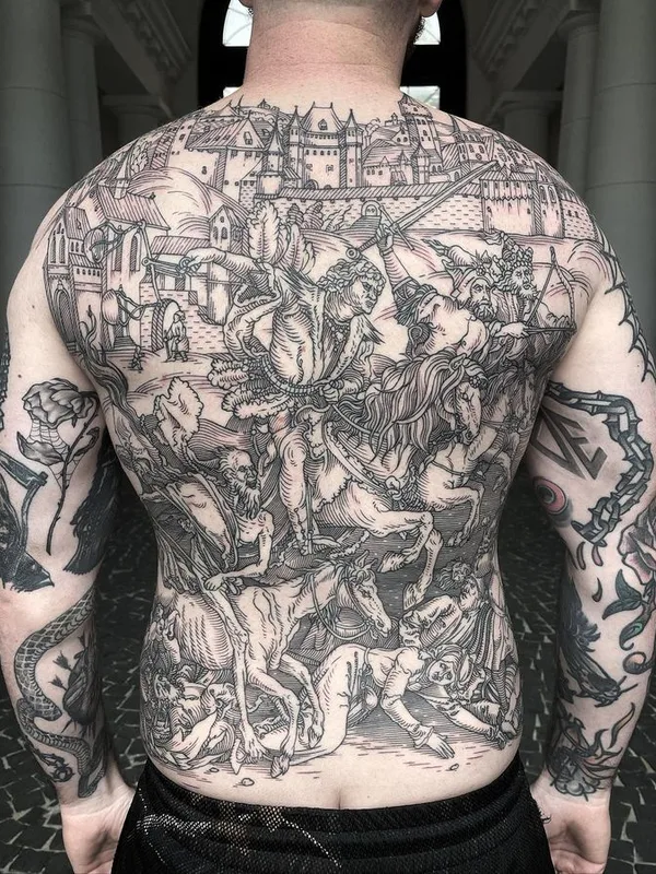 engraving tattoo by Ivan Zagusta in Warszawa