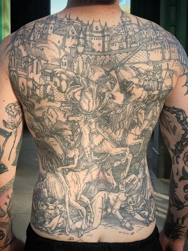engraving tattoo by Ivan Zagusta in Warszawa