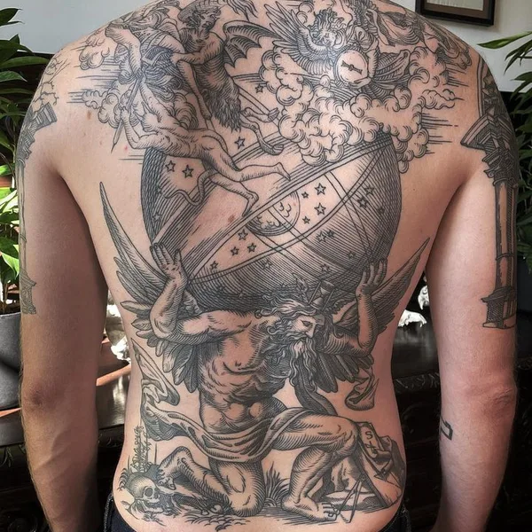 engraving tattoo by Ivan Zagusta in Warszawa