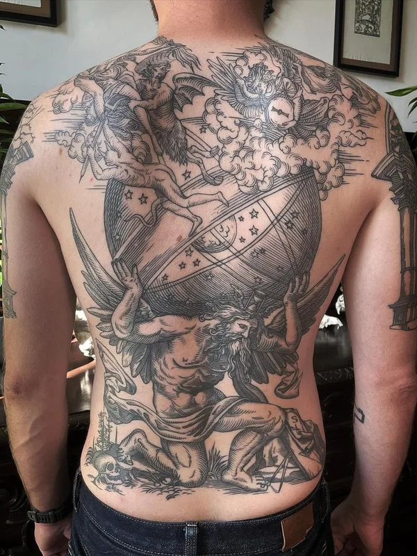 engraving tattoo by Ivan Zagusta in Warszawa