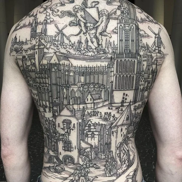 engraving tattoo by Ivan Zagusta in Warszawa