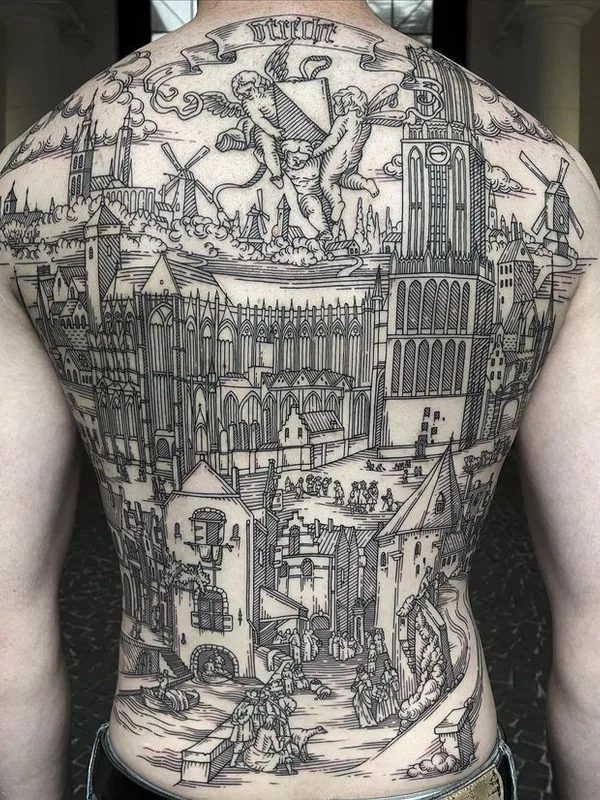 engraving tattoo by Ivan Zagusta in Warszawa