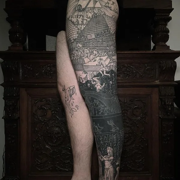 engraving tattoo by Ivan Zagusta in Warszawa