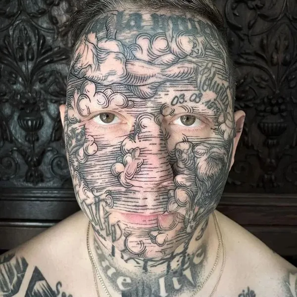 engraving tattoo by Ivan Zagusta in Warszawa