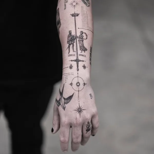 Micro Realism tattoo by Oscar Akermo in New York City