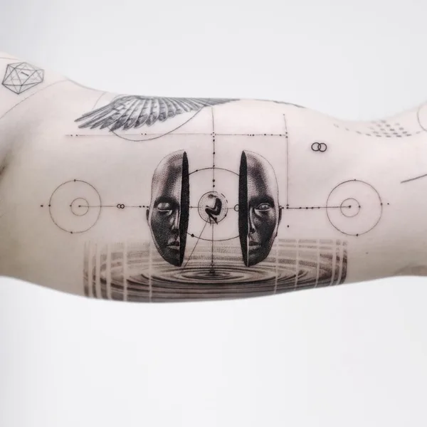 Micro Realism tattoo by Oscar Akermo in New York City