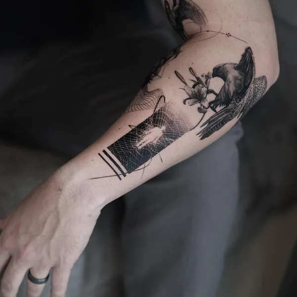 Micro Realism tattoo by Oscar Akermo in New York City