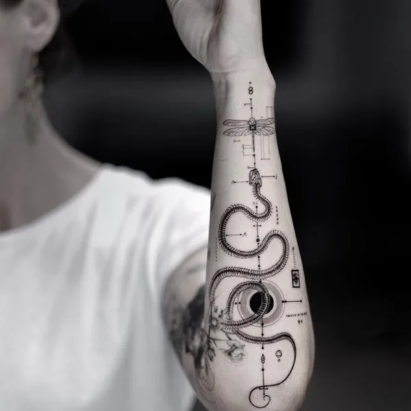Micro Realism tattoo by Oscar Akermo in New York City