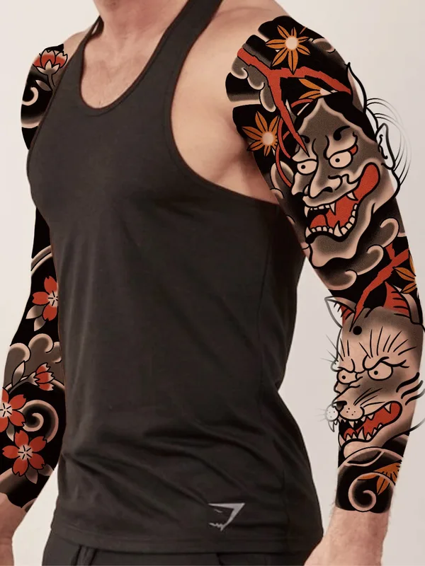 male color japanese tattoo auf full sleeve #75872 | Tätowierer Данил Муркин