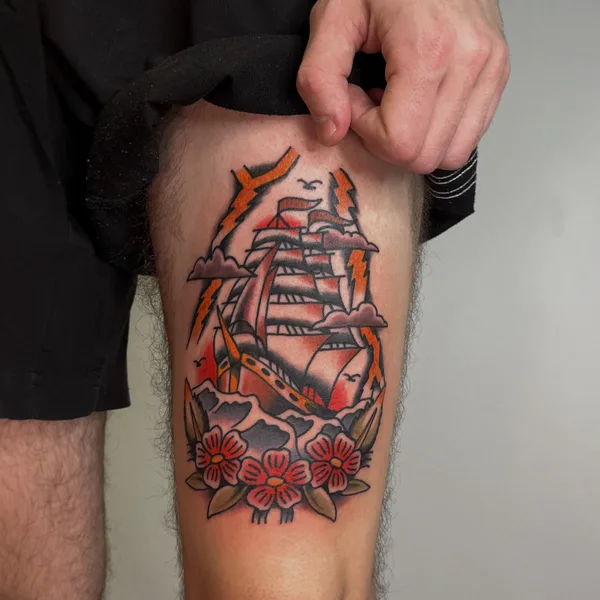 Old School tattoo by Данил Муркин in Владивосток