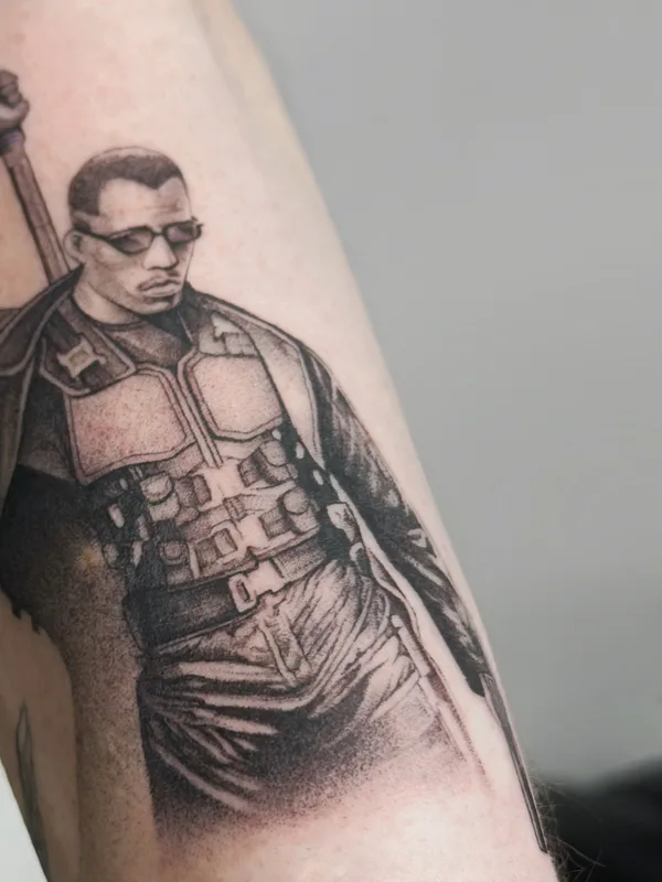 black and grey realism татуировка на forearm #75998 | Тату мастер Yana VORO