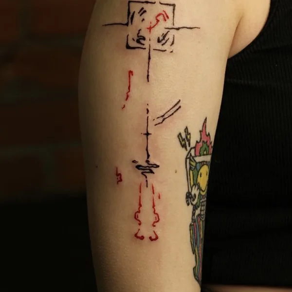 Чёрная tattoo by Иван Бакланов in Москва