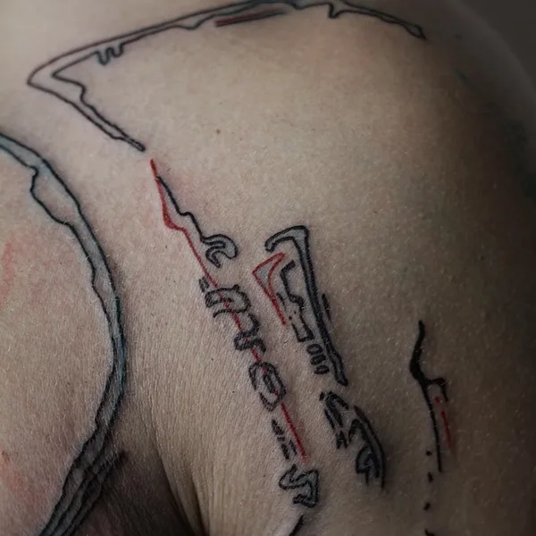 Чёрная tattoo by Иван Бакланов in Москва