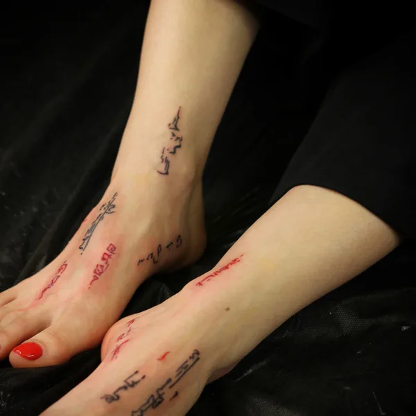 Чёрная tattoo by Иван Бакланов in Москва