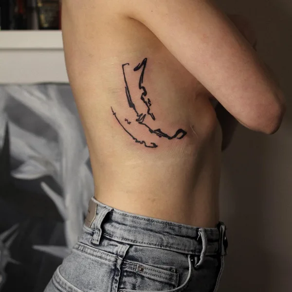 Чёрная tattoo by Иван Бакланов in Москва