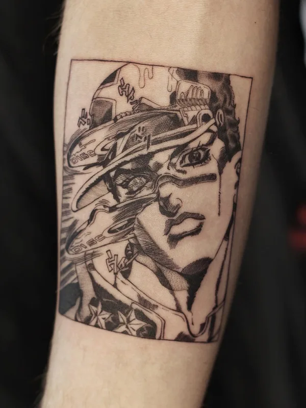 black and grey anime татуировка на forearm #76028 | Тату мастер Ира Кои 