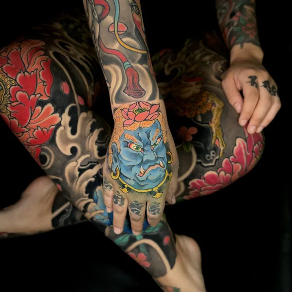 Neo Traditional tattoo by Jaco Abarca in Santiago