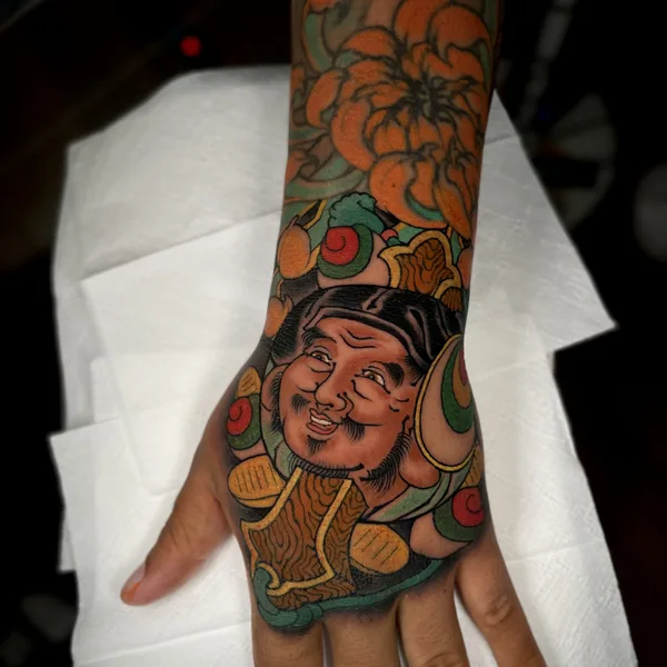 Neo Traditional tattoo by Jaco Abarca in Santiago
