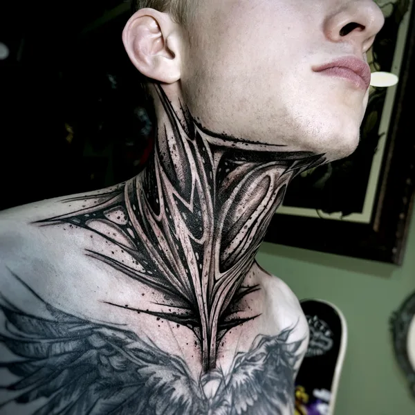 Ornamental tattoo by Andrey Pavlenko in Moscow
