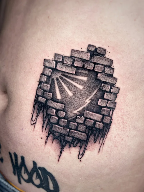 black and grey blackwork 타투 부위 stomach #76178 | 타투이스트 Andrey Pavlenko